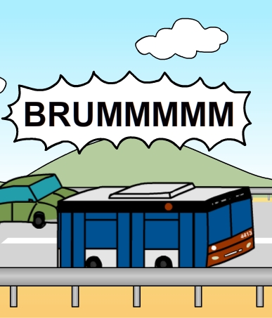 Autobús circulando