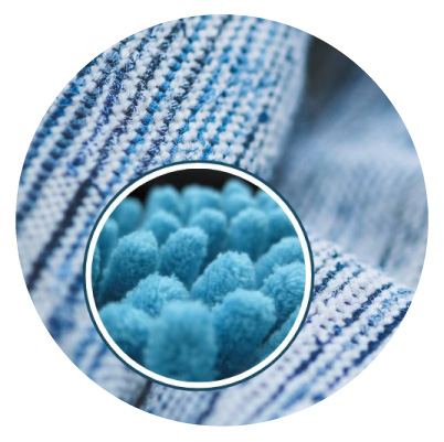 lupa con microfibras